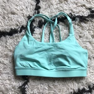 Lululemon Energy Bra - Toothpaste Mint Blue